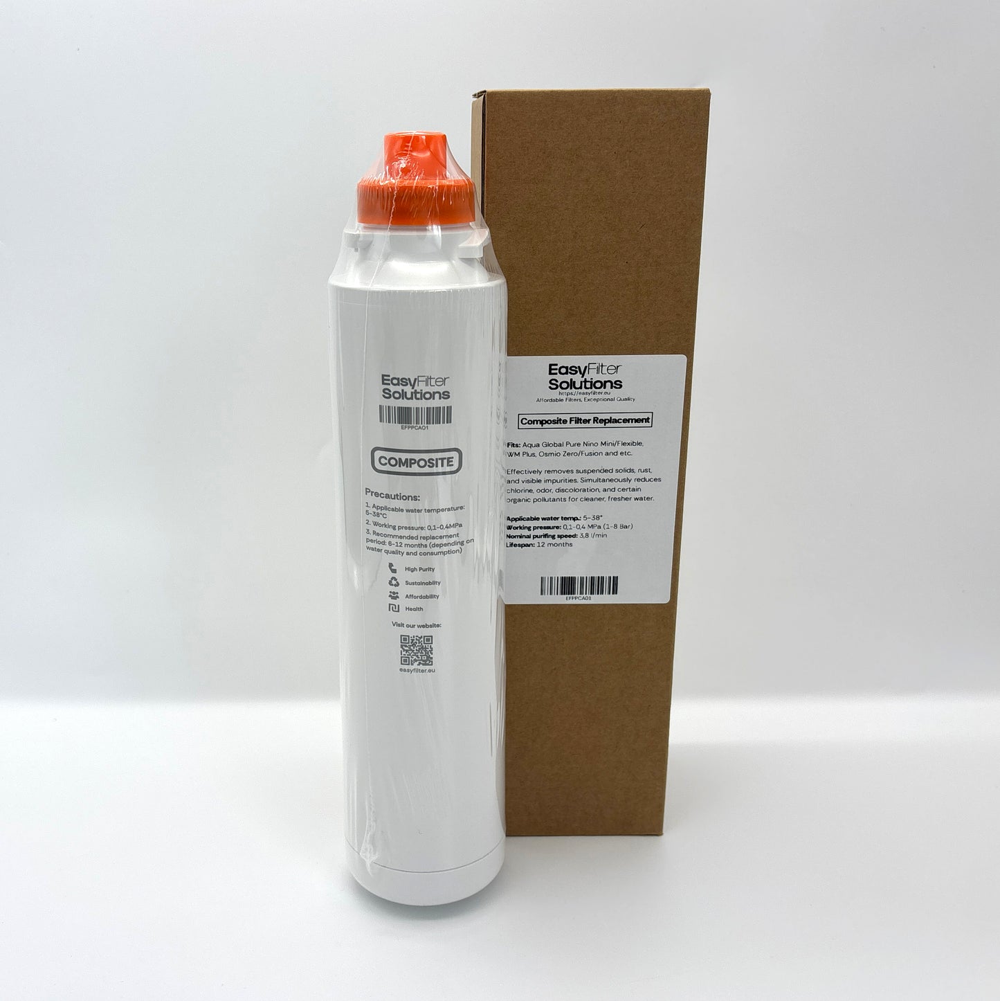 EasyFilter Original Composite Ersatz Wasserfilter für aqua-global wasserbar
