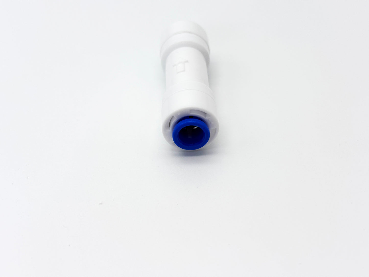 Steckverbinder mit Rückschlagvent 1/4"-1/4" für Umkehrosmose Quick&Easy, Kleinmengen