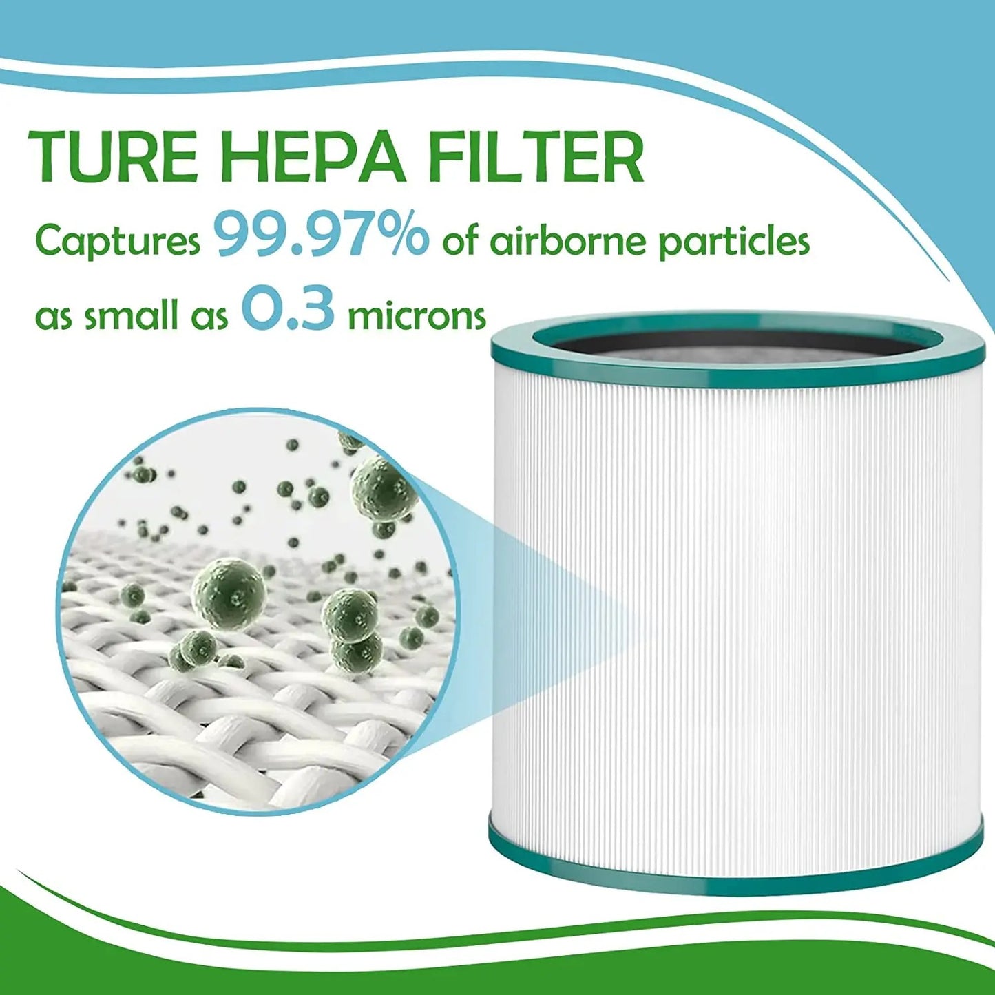 2x Ersatz-Filter HEPA für Dyson PureCool TP00 TP01 TP02 TP03 BP01 HP01 HP02 AM11