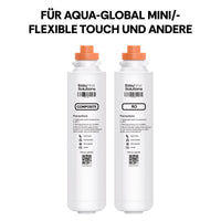 EasyFilter Original Composite + RO Membran Set für aqua-global wasserbar