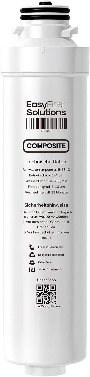 EasyFilter Original Composite + RO Membran Set für aqua-global wasserbar