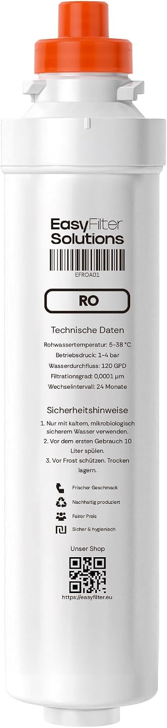 EasyFilter Original Umkehrosmose RO Membrane für aqua-global wasserbar