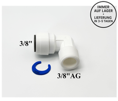 Schlauch Steckverbinder 3/8" - 3/8"AG Fitting für Umkehrosmose, Kleinmengen