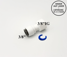 Schlauch Steckverbinder Fitting 3/8" x 3/8"IG für Umkehrosmose, Kleinmengen