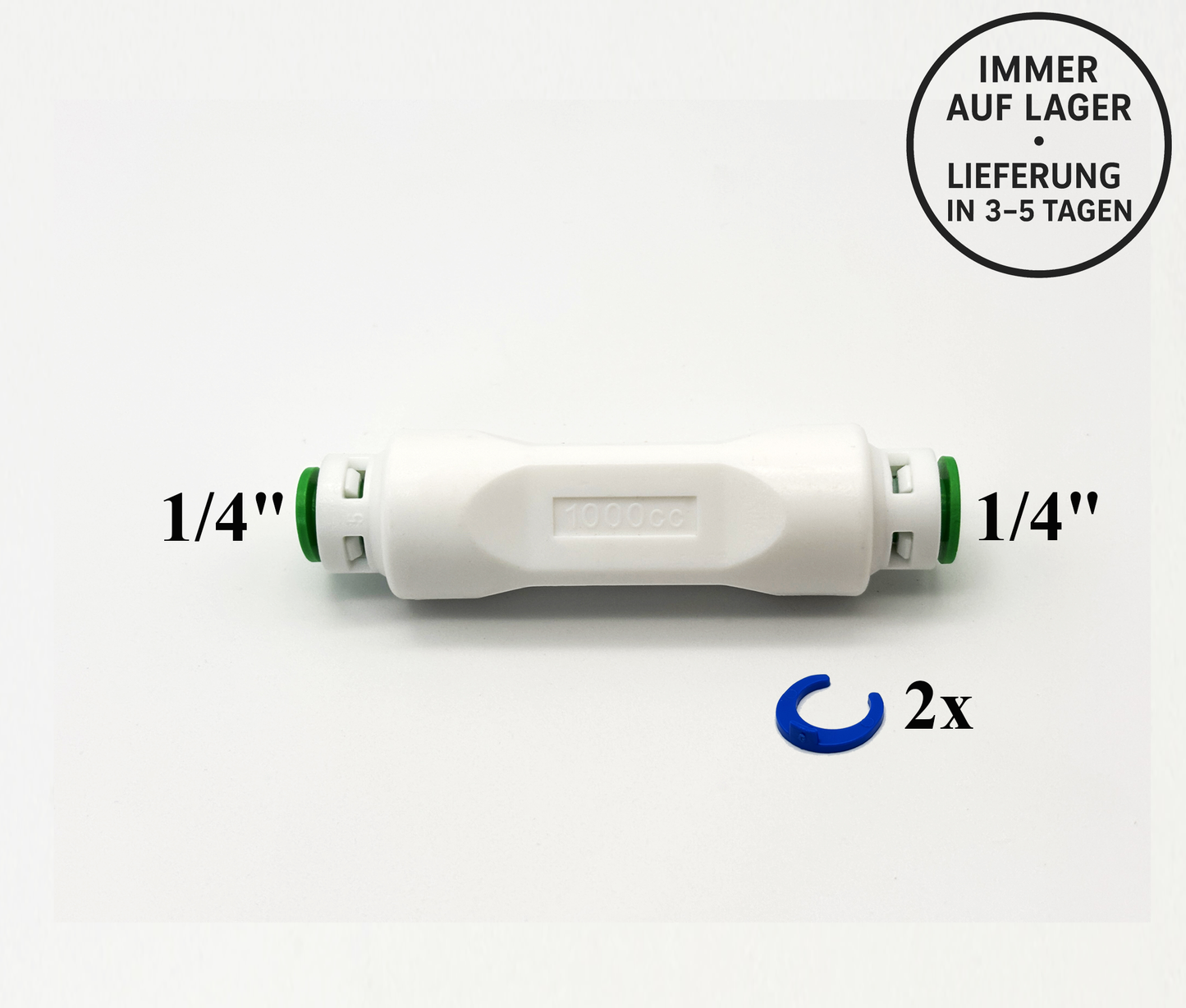 Durchflussbegrenzer Flow 1000 1/4" für Umkehrosmose Quick&Easy, Kleinmengen