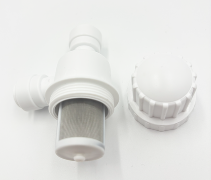 Kompakter Vorfilter mit Edelstahlgewebe Schlauch 3/8", Kleinmengen