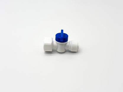Spülventil Steckverbinder 3/8" x 1/2"IG Umkehrosmose, Kleinmengen