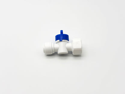 Spülventil Steckverbinder 3/8" x 1/2"IG Umkehrosmose, Kleinmengen