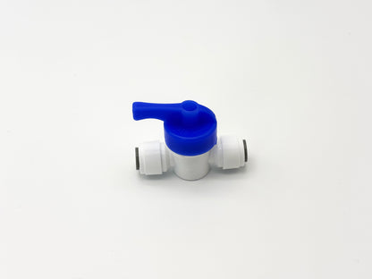 Absperrhahn Spülventil 1/4" für Umkehrosmose Quick&Easy, Kleinmengen