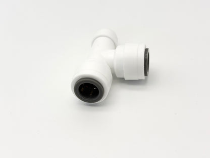 T - Steckverbinder 1/4" - 3/8" - 3/8" Schlauchverbinder für Umkehrosmose Quick&Easy, Kleinmengen