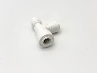 T - Steckverbinder 1/4" - 1/4" - 3/8" Schlauchverbinder für Umkehrosmose Quick&Easy, Kleinmengen