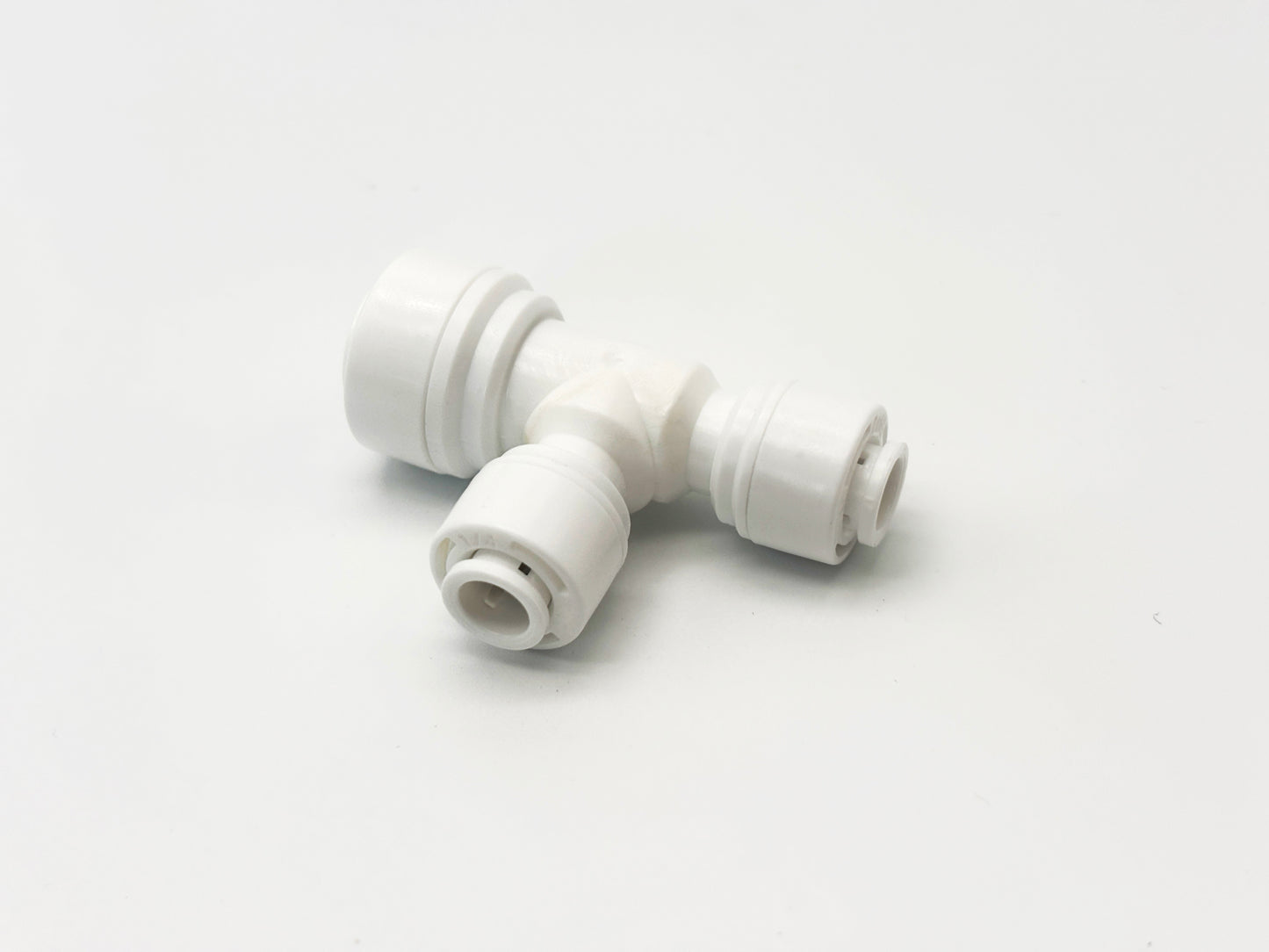 T - Steckverbinder 1/4" - 1/4" - 3/8" Schlauchverbinder für Umkehrosmose Quick&Easy, Kleinmengen