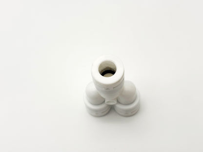 3 - Wege Y - Steckverbinder 3/8" - 3/8" - 3/8" Umkehrosmose Quick&Easy, Kleinmengen