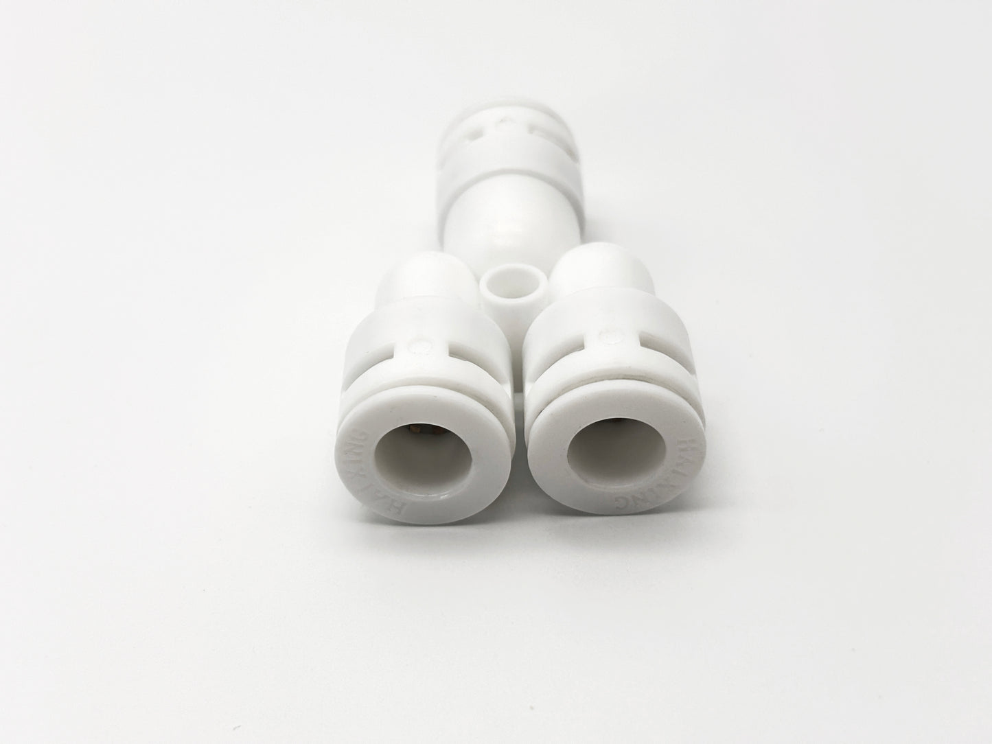 3 - Wege Y - Steckverbinder 3/8" - 3/8" - 3/8" Umkehrosmose Quick&Easy, Kleinmengen