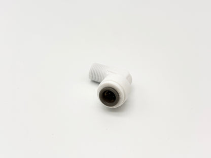 L-Steckverbinder mit Rückschlagvent 1/4"-1/8"AG für Umkehrosmose Quick&Easy, Kleinmengen