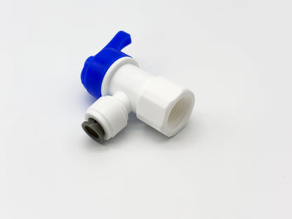 Tankventil 1/4" x 1/4"IG für Umkehrosmose Quick&Easy, Kleinmengen