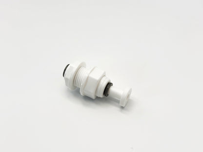 Steckverbinder Durchführung 1/4" - 1/4" für Umkehrosmose Quick&Easy, Kleinmengen