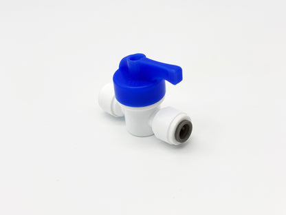 Absperrhahn Spülventil 1/4" für Umkehrosmose Quick&Easy, Kleinmengen