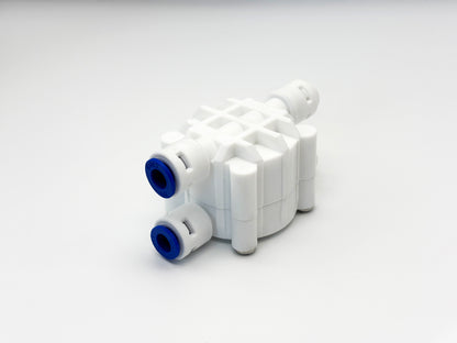 4 Wege 1/4" Port Auto Abschaltventil für Umkehrosmose Quick&Easy, Kleinmengen