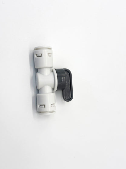 Absperrhahn Spülventil 3/8" für Umkehrosmose Quick&Easy, Kleinmengen