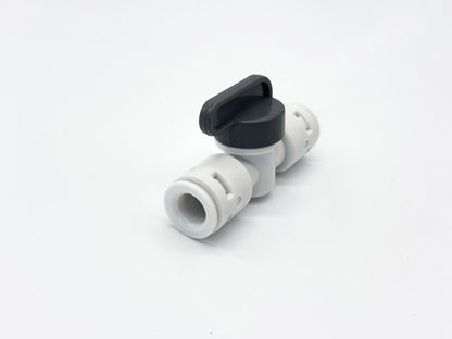 Absperrhahn Spülventil 3/8" für Umkehrosmose Quick&Easy, Kleinmengen