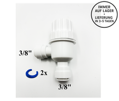 Kompakter Vorfilter mit Edelstahlgewebe Schlauch 3/8", Kleinmengen