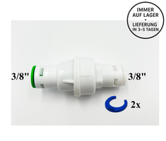 3/8" Schnellspann-Druckminderventil Druckregler Umkehrosmose, Kleinmengen
