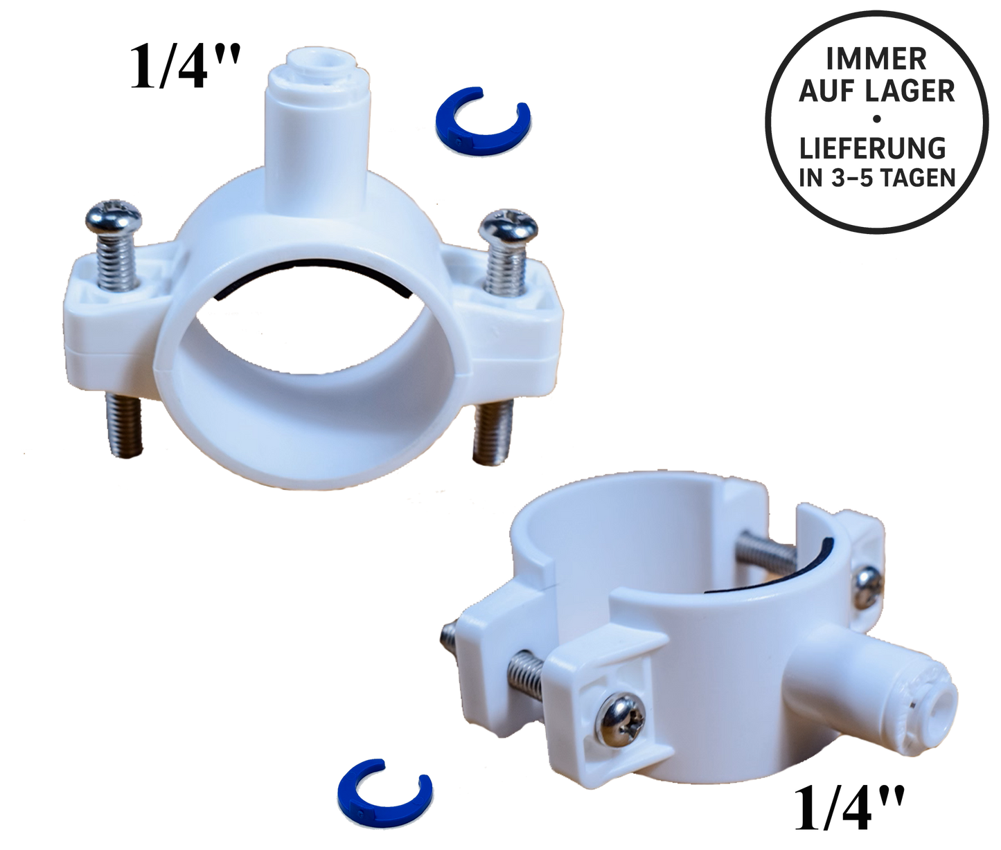 Ablauf Ventil für Siphons Ersatzteil Umkehrosmose 1/4" Quick&Easy, Kleinmengen