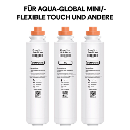 EasyFilter Original 2x Composite + RO für aqua-global wasserbar