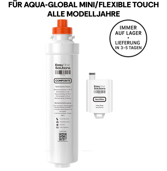 EasyFilter Original Composite + Hygienenachfilter für aqua-global osmo wasserbar