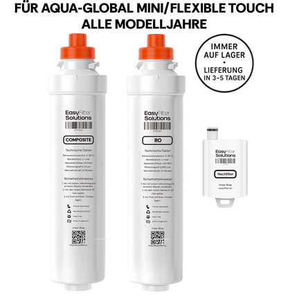 EasyFilter Original Composite + RO + Hygienenachfilter für aqua-global wasserbar