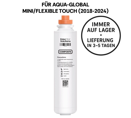 EasyFilter Original Composite Ersatz Wasserfilter für aqua-global wasserbar