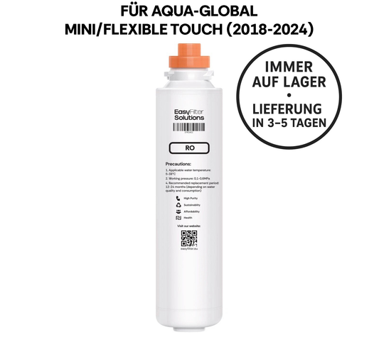 EasyFilter Original Umkehrosmose RO Membrane für aqua-global wasserbar