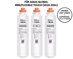 EasyFilter Original 2x Composite + RO für aqua-global wasserbar (2018-2024)