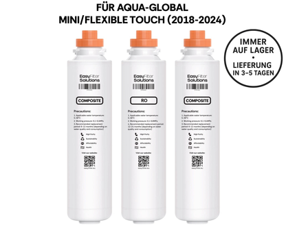 EasyFilter Original 2x Composite + RO für aqua-global wasserbar (2018-2024)
