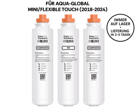 EasyFilter Original 2x Composite + RO für aqua-global wasserbar (2018-2024)