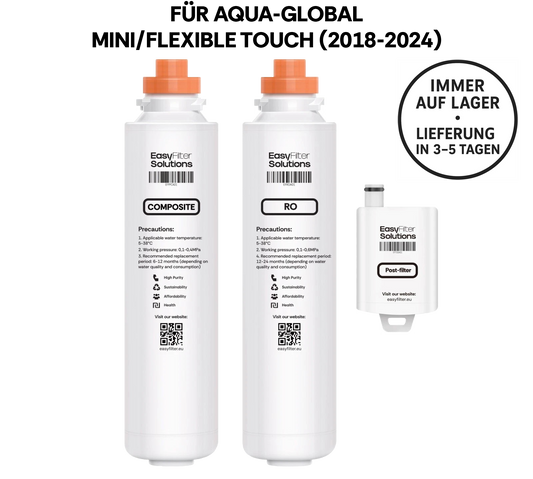 EasyFilter Original Composite + RO + Hygienenachfilter für aqua-global wasserbar