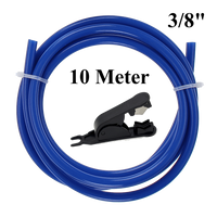 10 Meter Osmoseschlauch 3/8" Zoll blau Umkehrosmose + Schlauchschneider