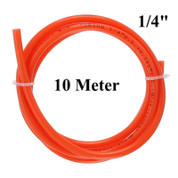 10 Meter Osmoseschlauch 1/4" Zoll rot Umkehrosmose