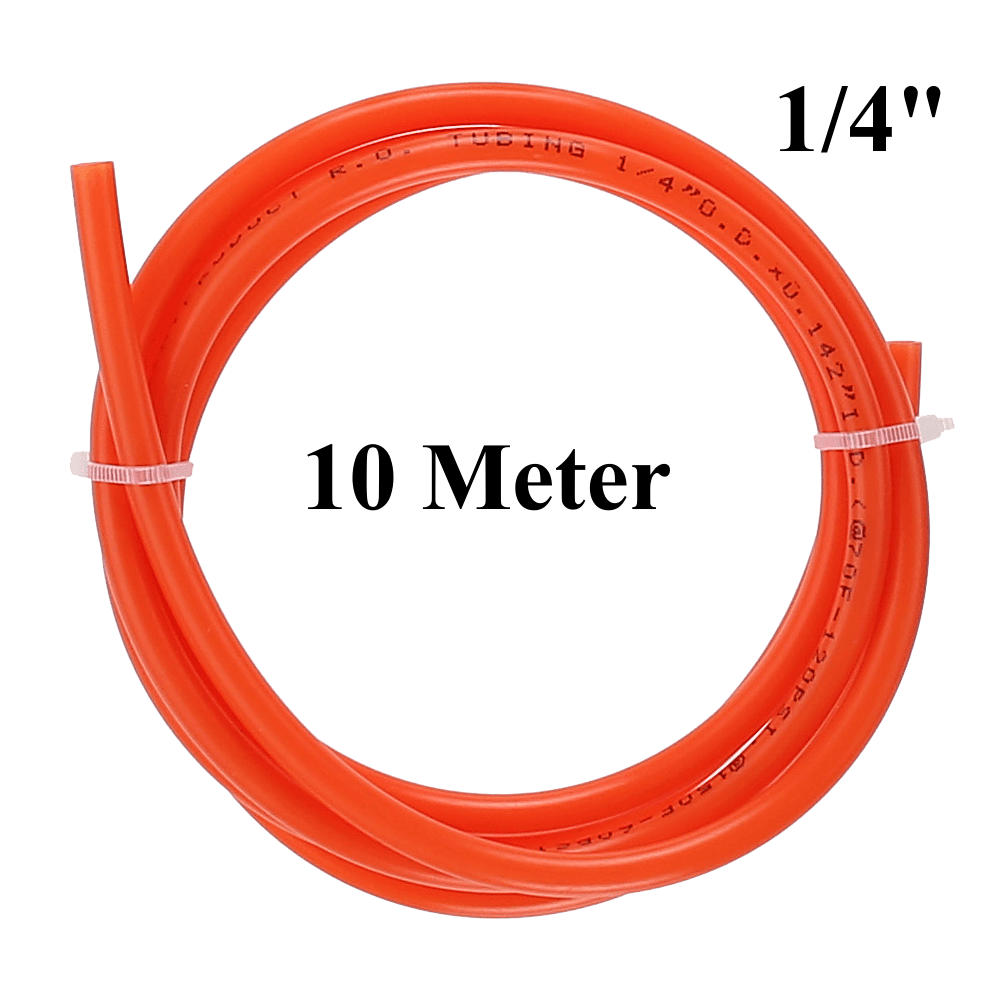 10 Meter Osmoseschlauch 1/4" Zoll rot Umkehrosmose